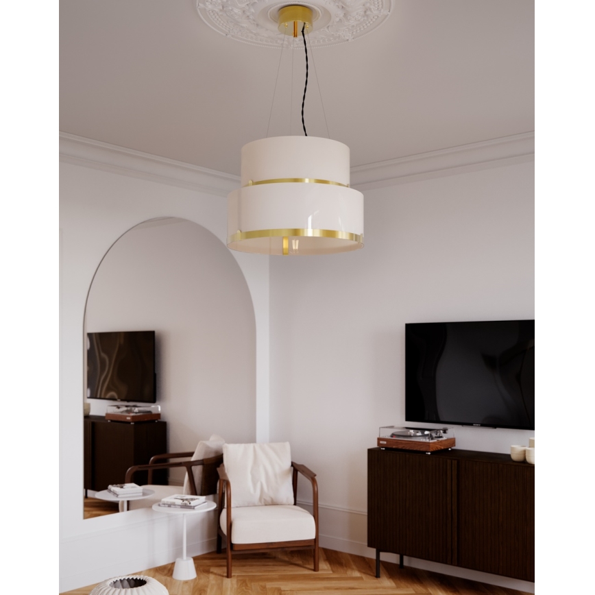 ByRydens - Lámpara colgante con cable MARCEL 2xE27/8W/230V