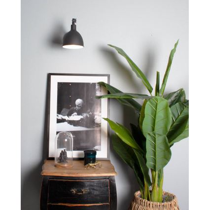 ByRydens - Aplique BAZAR MINI 1xE27/5W/230V negro