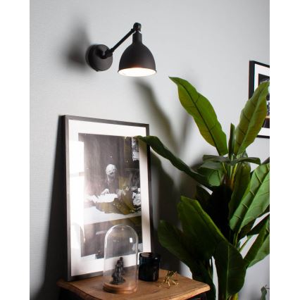 ByRydens - Aplique BAZAR MINI 1xE27/5W/230V negro
