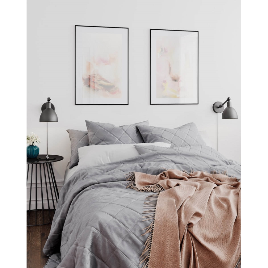 ByRydens - Aplique BAZAR MINI 1xE27/5W/230V negro