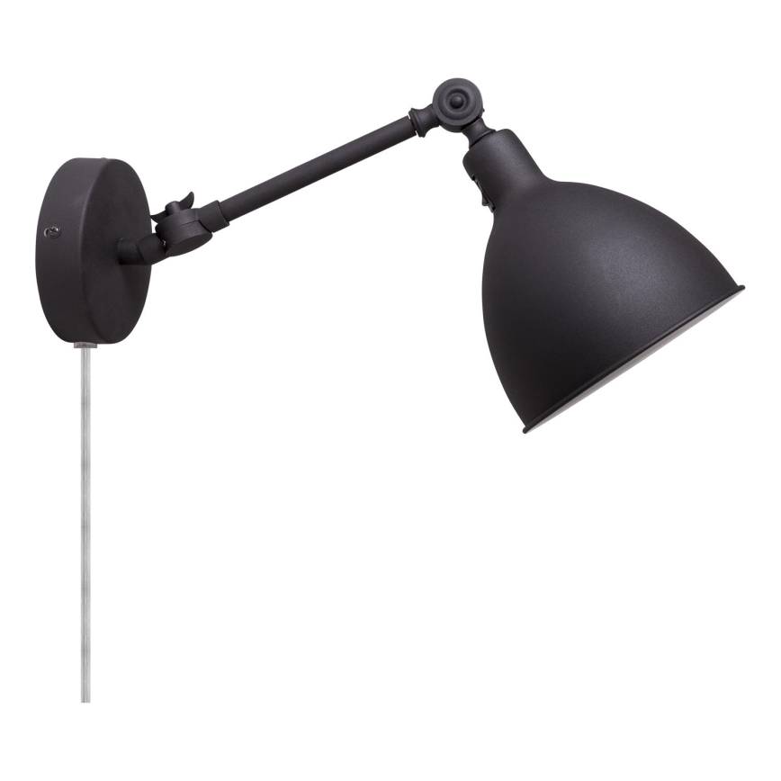 ByRydens - Aplique BAZAR MINI 1xE27/5W/230V negro