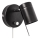 ByRydens - Foco de pared regulable CORRECT 1xGU10/7W/230V negro