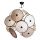 ByRydens - Lámpara colgante con cable CAPPELLO 4xE14/5W/230V