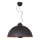 ByRydens - Lámpara colgante con cable CAPTAIN 1xE27/7W/230V negra