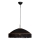 ByRydens - Lámpara colgante con cable FRANCIS 1xE27/5W/230V negra