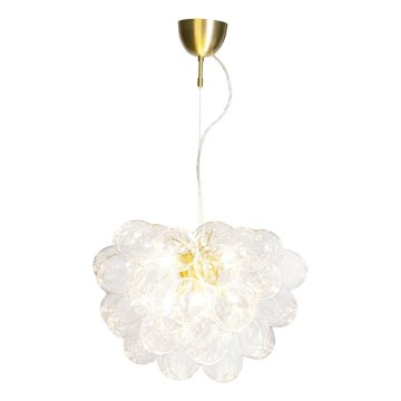 ByRydens - Lámpara colgante con cable GROSS 8xG9/5W/230V transparente