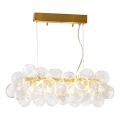 ByRydens - Lámpara colgante con cable GROSS BAR 8xG9/4W/230V transparente