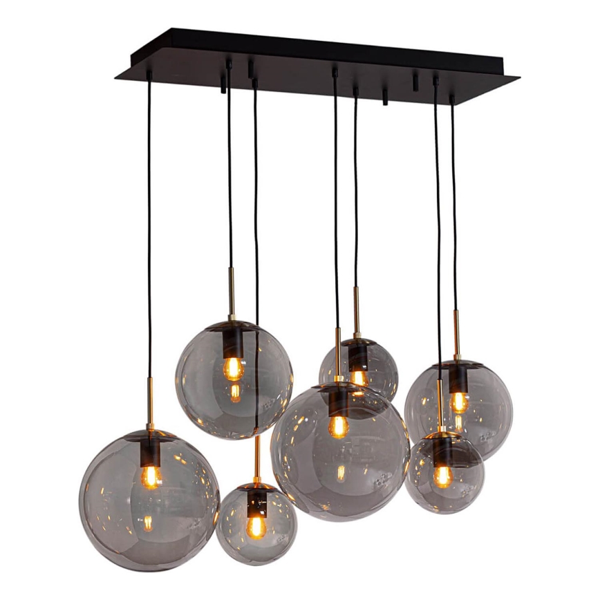 ByRydens - Lámpara colgante con cable LAURA 7xE27/8W/230V