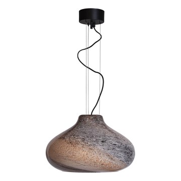 ByRydens - Lámpara colgante con cable MIRA 1xE27/5W/230V marrón