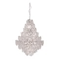 ByRydens - Lámpara colgante con cadena MONARQUE GRANDE 11xE14/5W/230V transparente diá. 58 cm