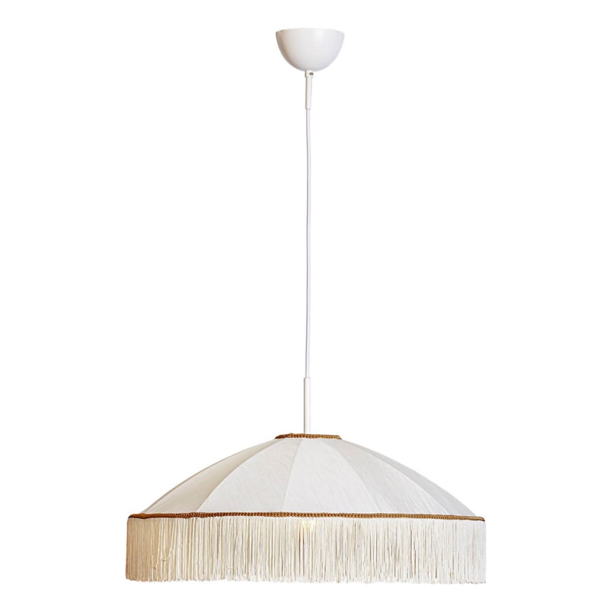 ByRydens - Lámpara colgante FRANCIS con cable 1xE27/5W/230V color crema