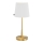 ByRydens - Lámpara de mesa LUMI 1xE27/8W/230V blanca/dorada 48,5 cm