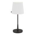 ByRydens - Lámpara de mesa LUMI 1xE27/8W/230V blanca/negra 48,5 cm