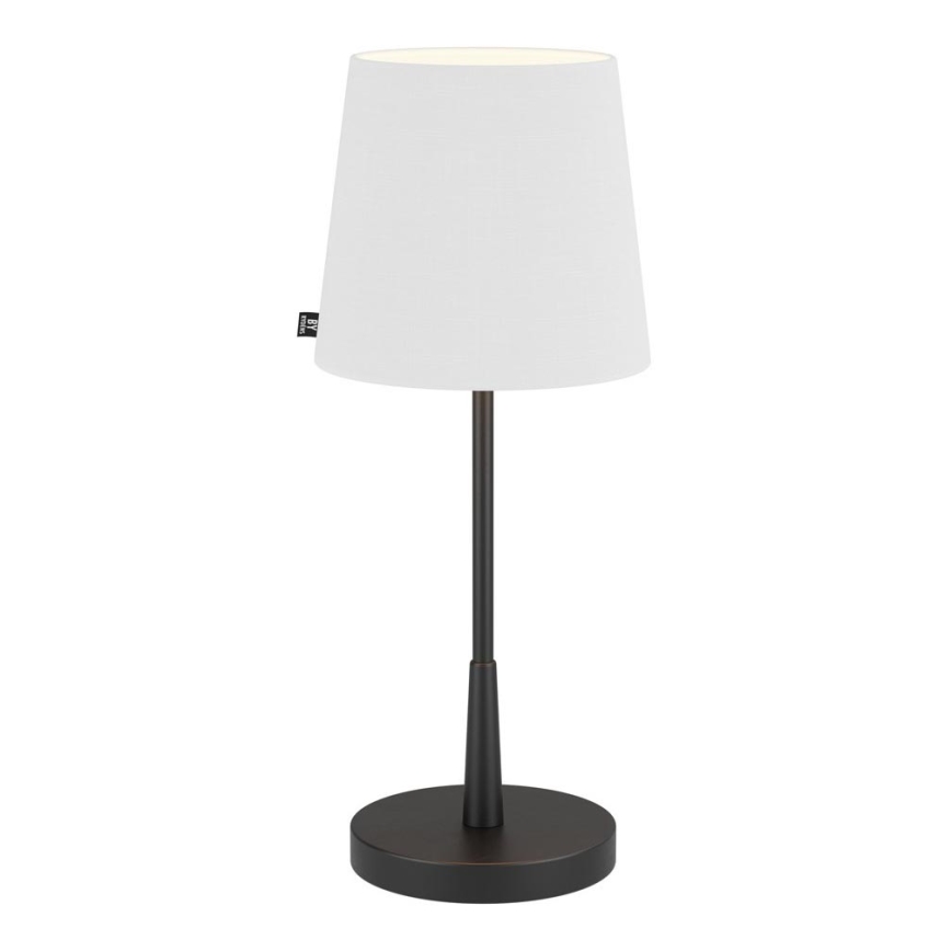 ByRydens - Lámpara de mesa LUMI 1xE27/8W/230V blanca/negra 48,5 cm