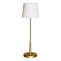 ByRydens - Lámpara de mesa LUMI 1xE27/8W/230V blanco/dorado 68,5 cm