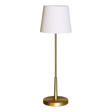 ByRydens - Lámpara de mesa LUMI 1xE27/8W/230V blanco/dorado 68,5 cm
