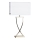 ByRydens - Lámpara de mesa OMEGA 1xE27/5W/230V blanco/latón