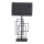 ByRydens - Lámpara de mesa PARAGON 1xE27/5W/230V negra