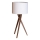 ByRydens - Lámpara de mesa VEGA 1xE27/8W/230V blanco/nogal