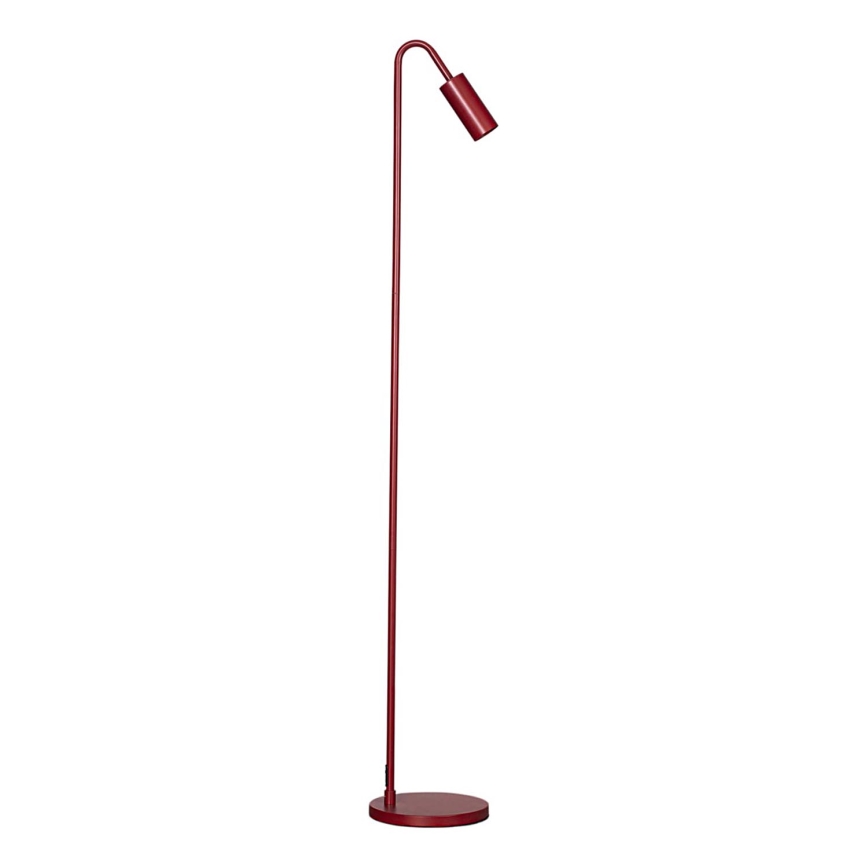 ByRydens - Lámpara de pie CURVE 1xGU10/7W/230V roja