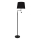 ByRydens - Lámpara de pie LED ORLANDO 1xE27/5W/230V + LED/3W, negra, Ø 36 cm