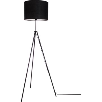 ByRydens - Lámpara de pie RINA 1xE27/5W/230V negra