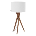ByRydens - Lámpara de sobremesa VEGA 1xE27/8W/230V blanca/roble