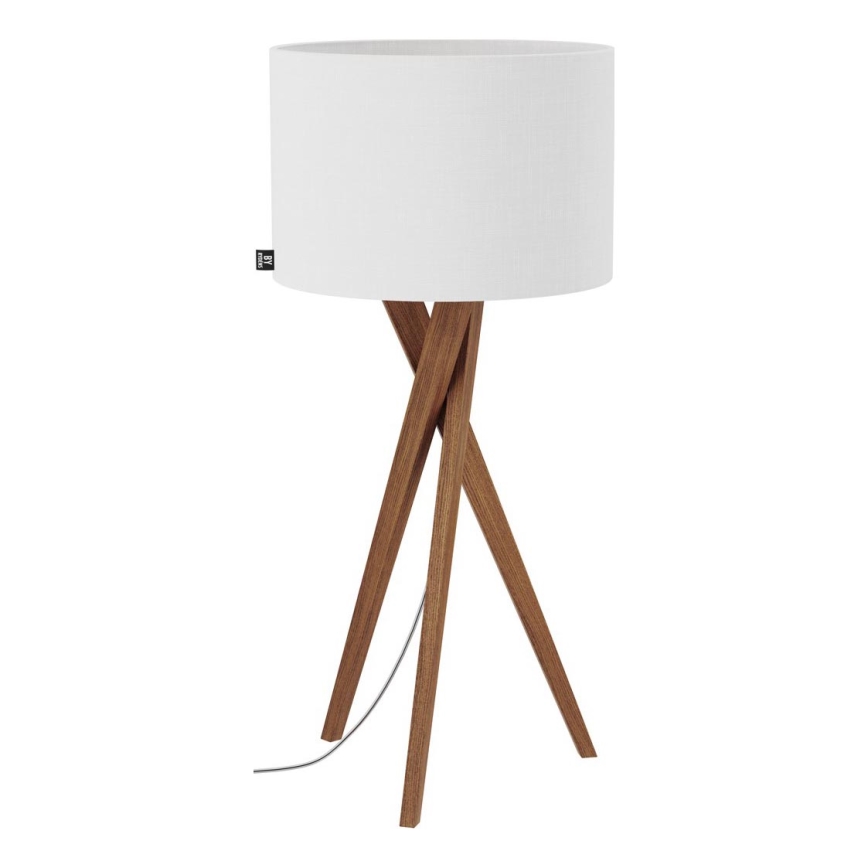 ByRydens - Lámpara de sobremesa VEGA 1xE27/8W/230V blanca/roble
