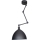 ByRydens - Lámpara de techo con varilla BAZAR 1xE27/5W/230V negra