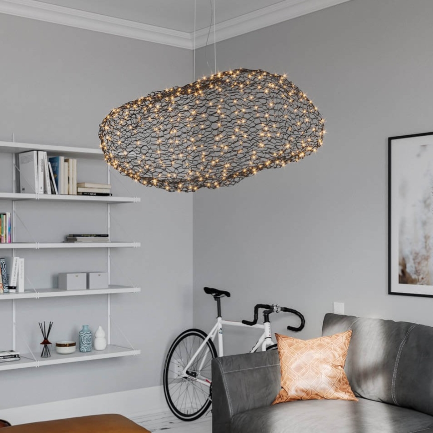 ByRydens - Lámpara LED colgante HAYDEN LED/20W/230V negro