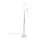 ByRydens - Lámpara LED de pie ORLANDO 1xE27/5W/230V + LED/3W blanco/cromo brillante diá. 36 cm