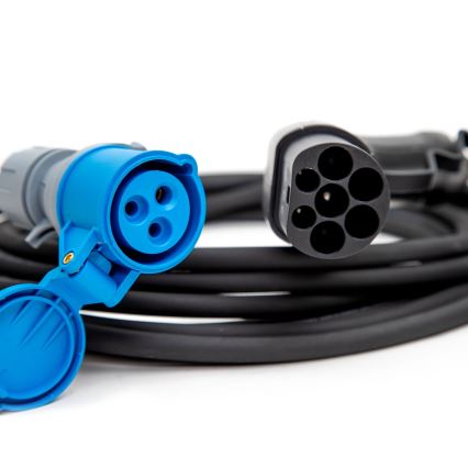 Cable de carga para autocaravanas eléctricas tipo 2 7 m 3,6 kW 16 A