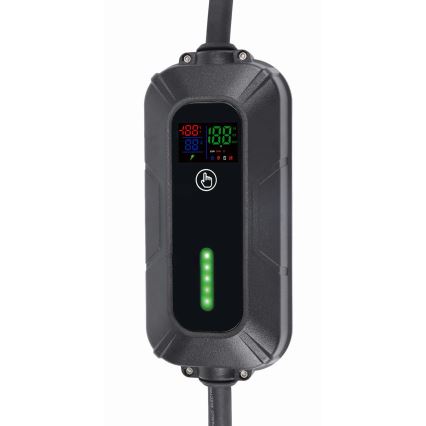Estaciones de recarga para vehículos eléctricos EV/PHEV AC Tipo 2 16A/400V 11kW IP55 7m + adaptador 230V 3,7kW + estuche