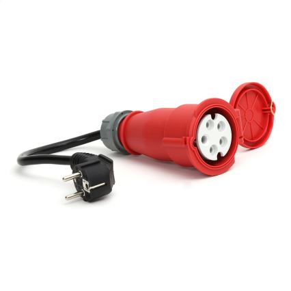 Estaciones de recarga para vehículos eléctricos EV/PHEV AC Tipo 2 16A/400V 11kW IP55 7m + adaptador 230V 3,7kW + estuche