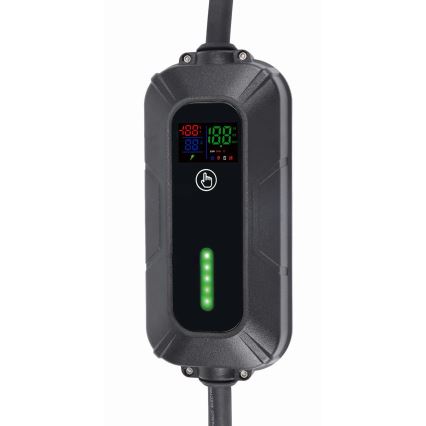 Estaciones de recarga para vehículos eléctricos EV/PHEV AC Tipo 2 16A/400V 22kW IP55 7m + adaptador 230V 3,7kW + estuche