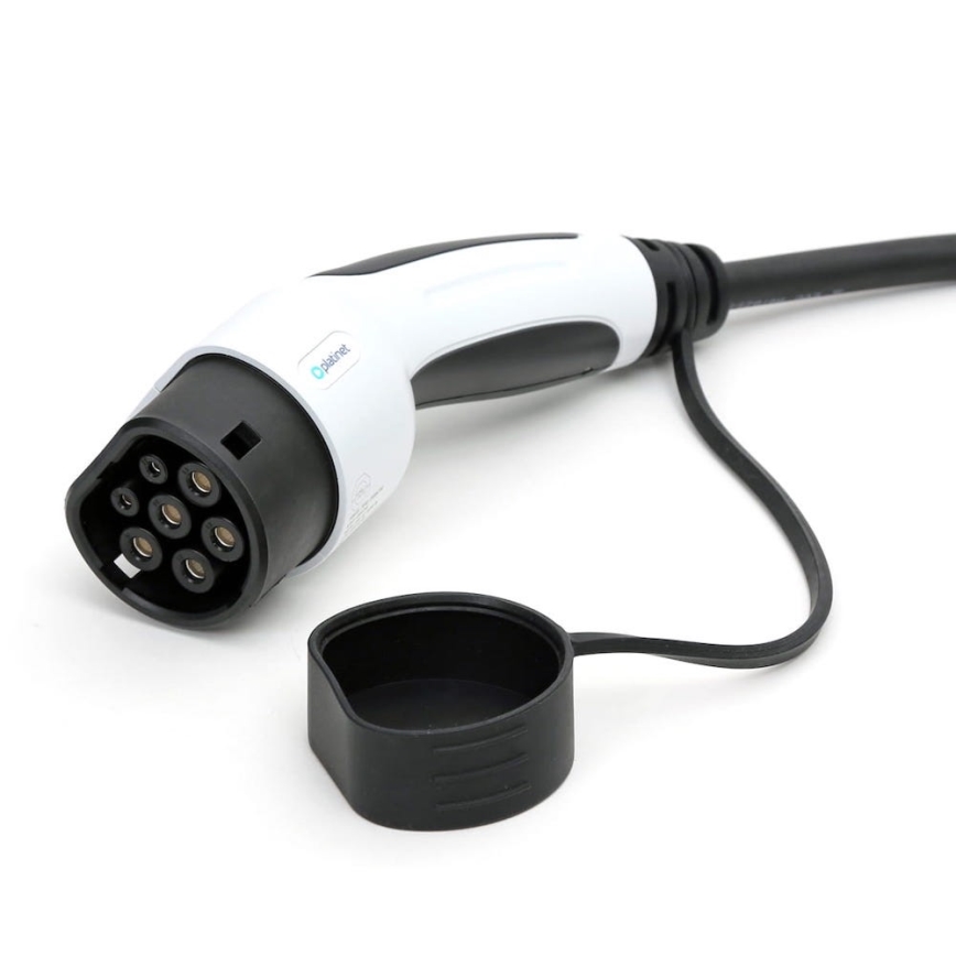 Cable de carga para vehículos eléctricos tipo 2 5m 11kW 16A IP54