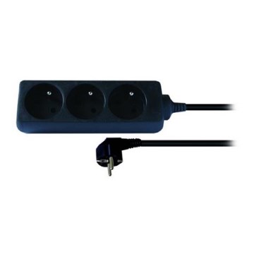 Cable de extensión 3G 2m negro