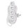 Cable de extensión 4 tomas 7 m blanco