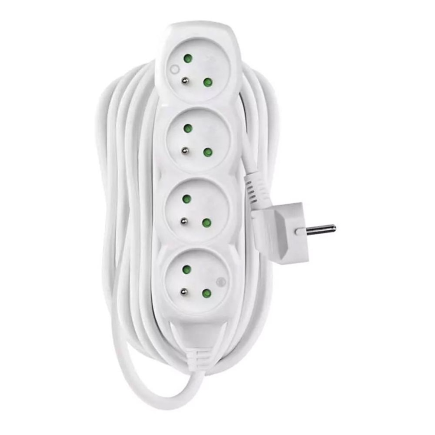 Cable de extensión 4Z 10 m blanco
