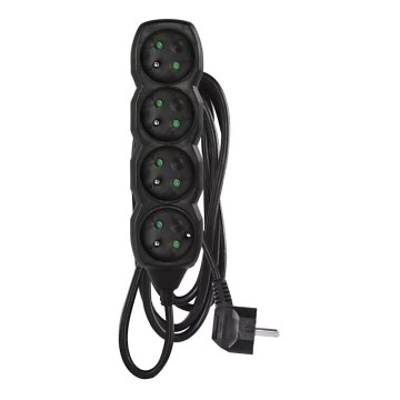 Cable de extensión 4Z 3m negro