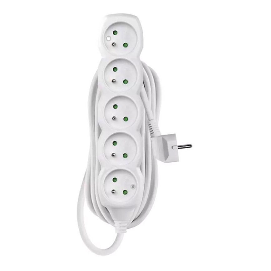 Cable de extensión 5Z 10 m blanco