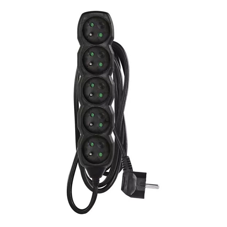 Cable de extensión 5Z 3m negro