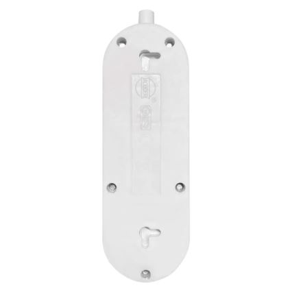 Cable de extensión con 2 enchufes, 2 puertos USB-A y USB-C, 1,4 m