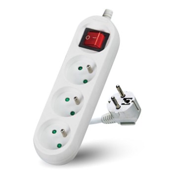 Cable de extensión con interruptor 3G 3m