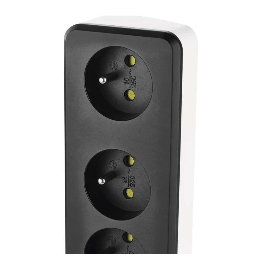 Cable de extensión inteligente con interruptor GoSmart 4Z + 1xUSB-A + 1xUSB-C 2 m Wi-Fi Tuya