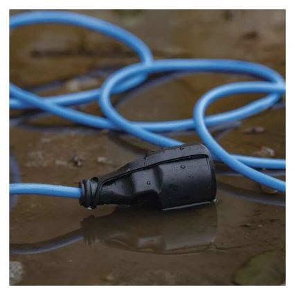 Cable de extensión IMPERMEABLE 1 toma 10m IP44