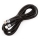 Cable USB trenzado USB-C / USB-C Conector 42W 2m negro