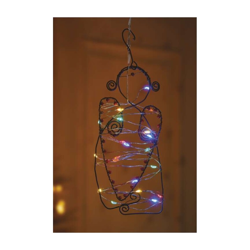 Cadena de luces de Navidad LED 20xLED/2xAA 2,4m multicolor
