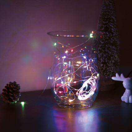 Cadena de luces de Navidad LED 50xLED 5m multicolor