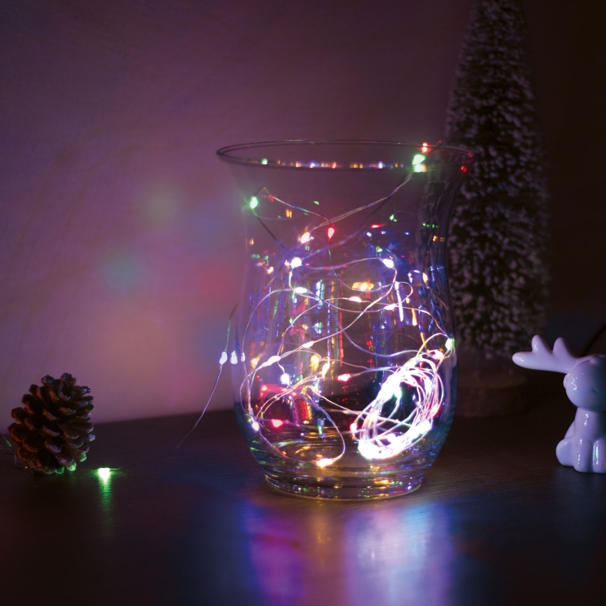 Cadena de luces de Navidad LED 50xLED 5m multicolor